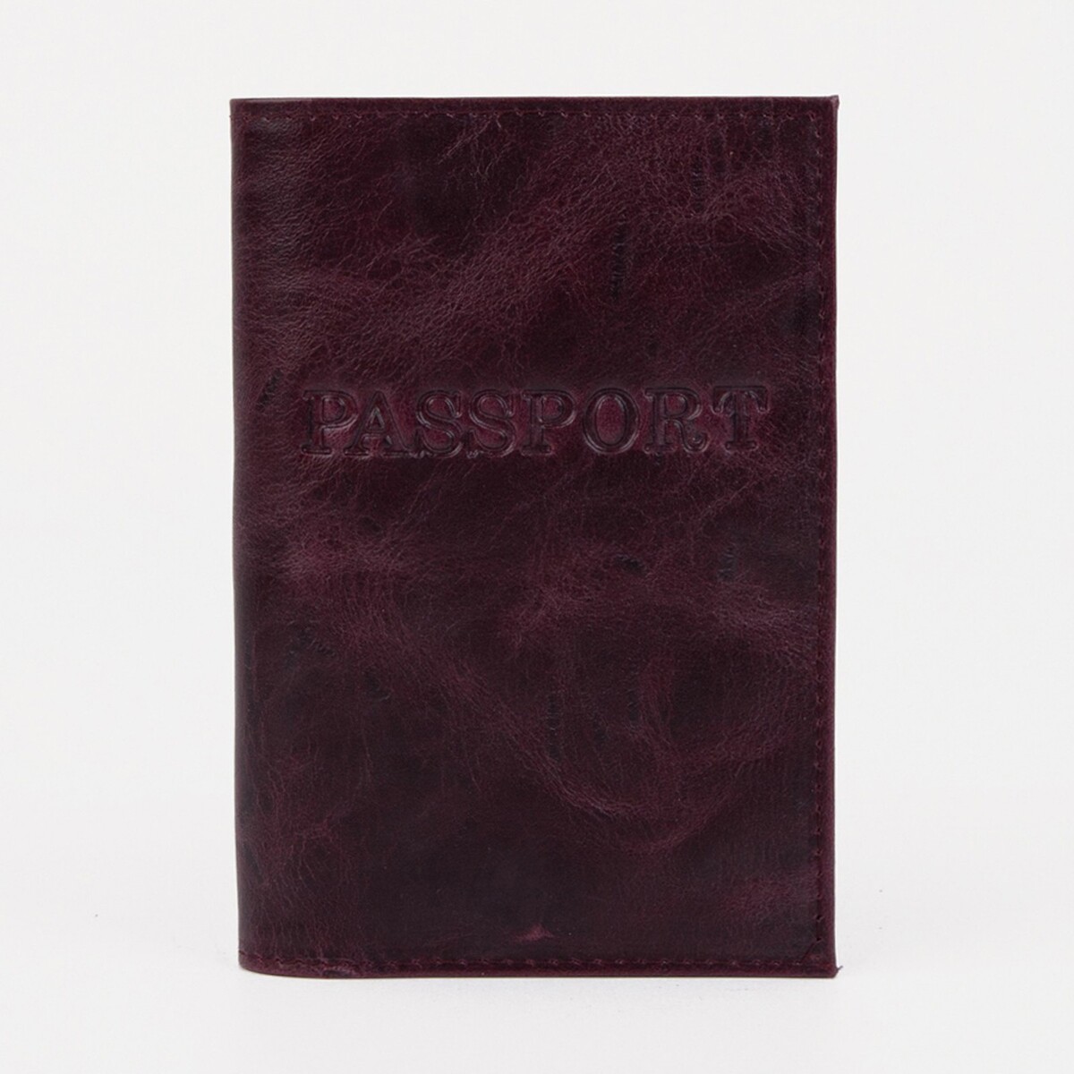 Обложка для паспорта, цвет бордовый No brand