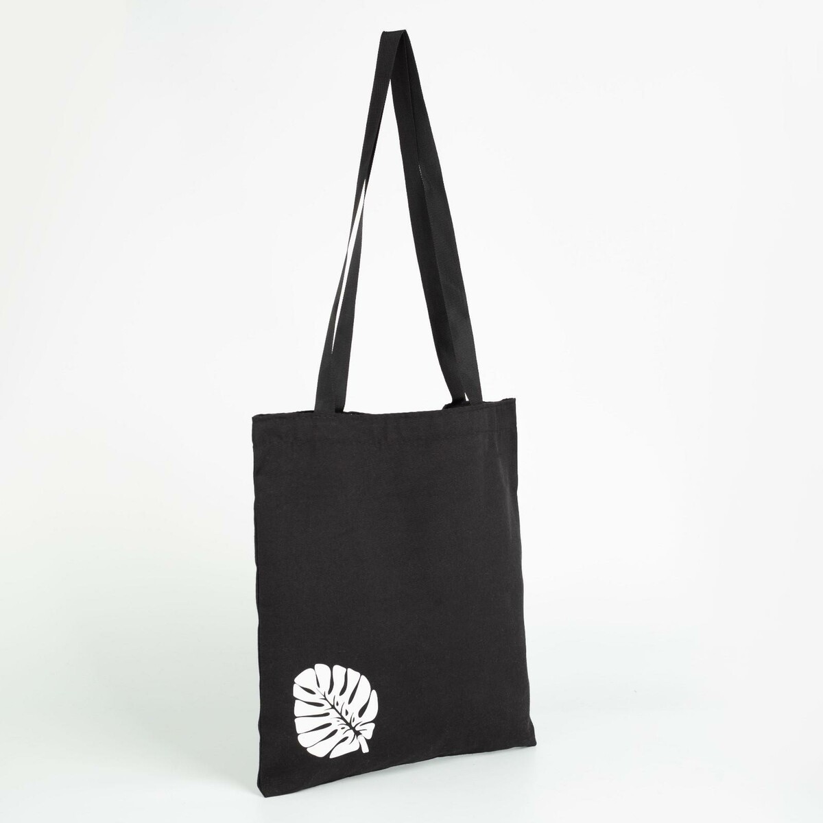 

Сумка-шопер без молнии, без подкладки, цвет черный