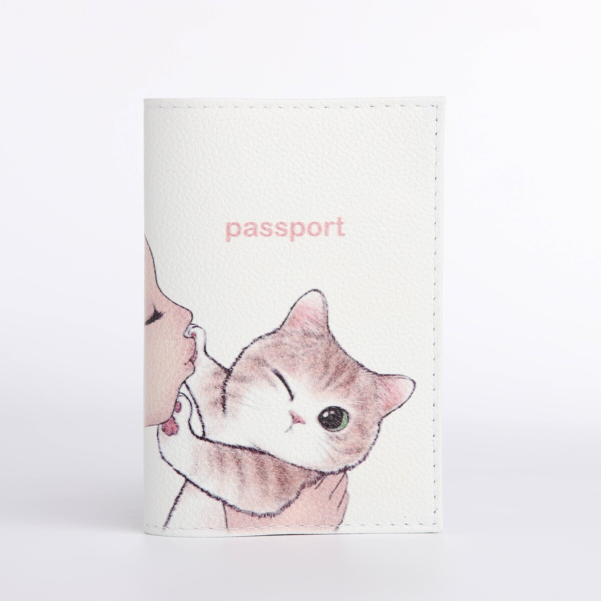 Обложка для паспорта, цвет белый No brand