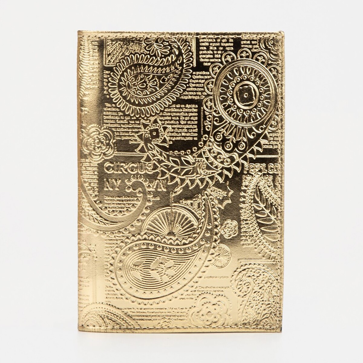 Обложка для паспорта, цвет золотой No brand