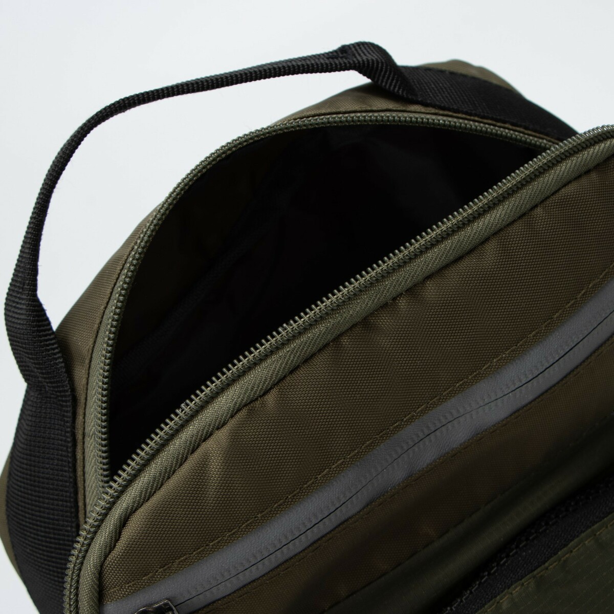 Сумка мужская, отдел на молнии, 2 наружных кармана, цвет хаки No brand 01005305 - фото 3