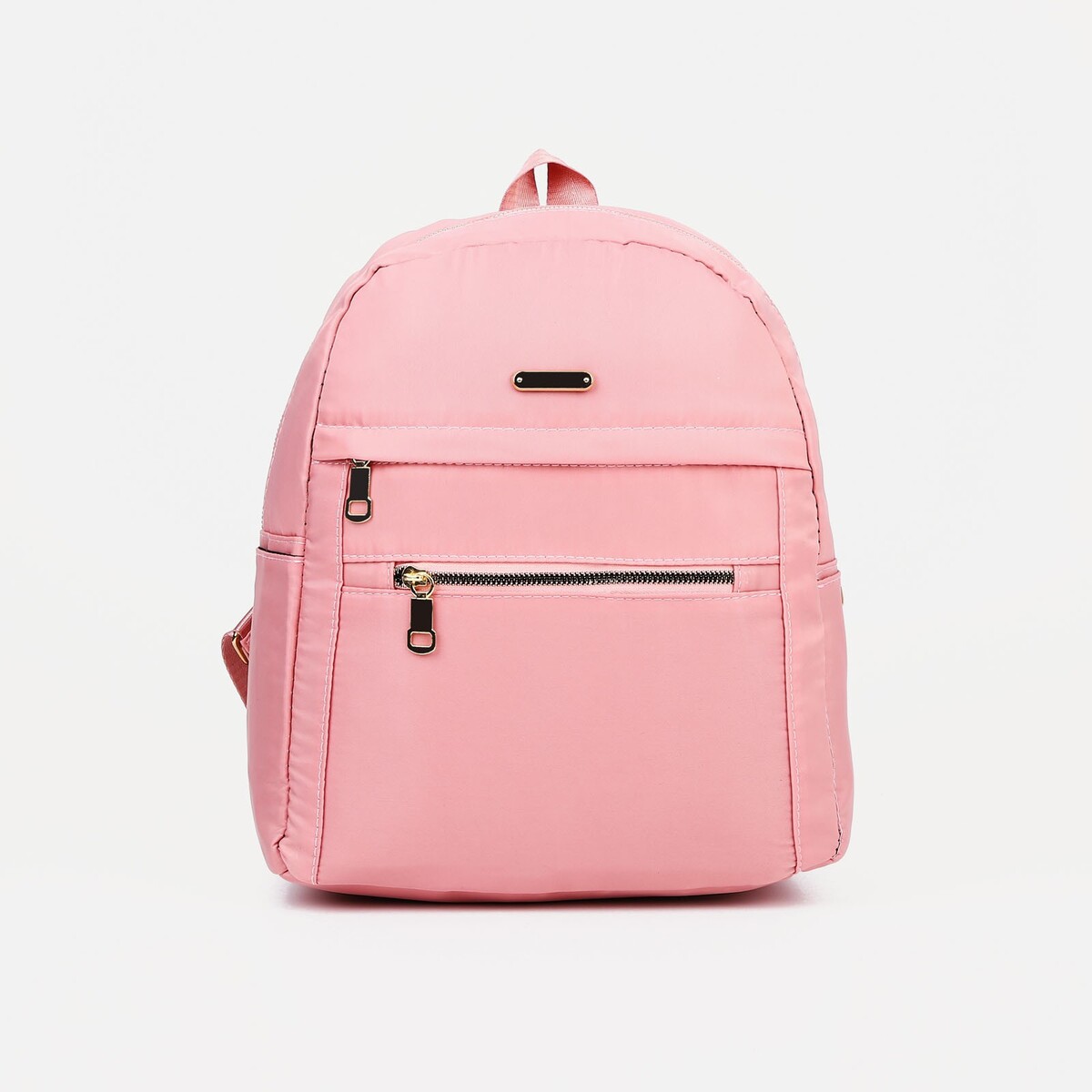 Рюкзак на молнии, цвет розовый, No brand