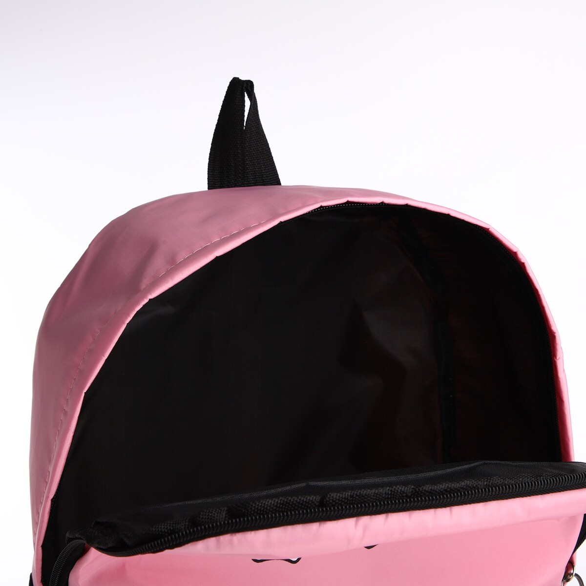 фото Рюкзак, отдел на молнии, наружный карман, кошелек, цвет розовый no brand