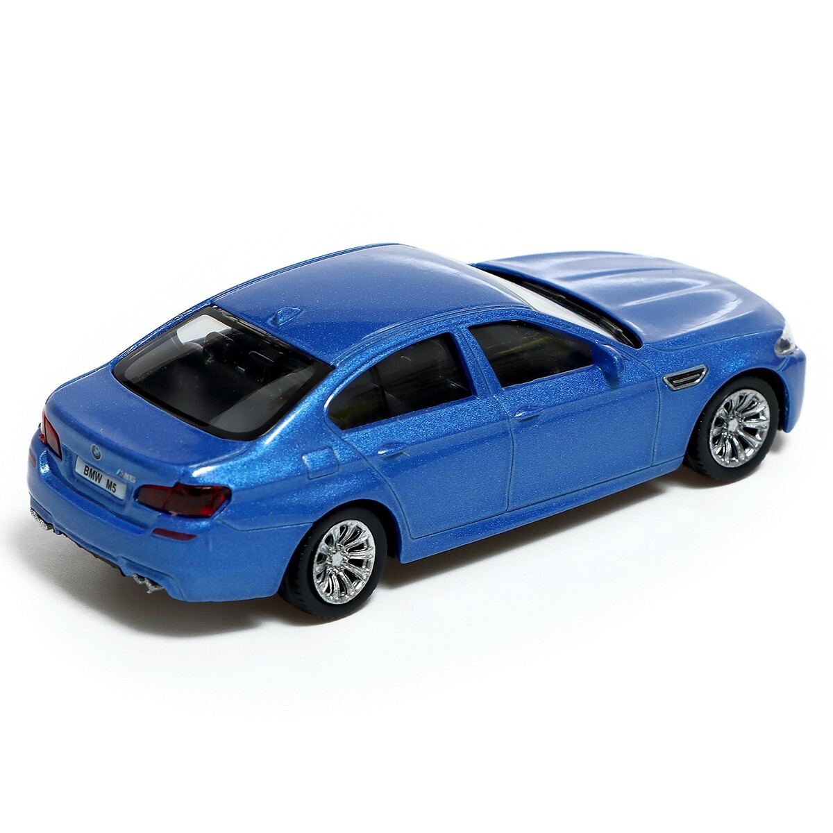 фото Машина металлическая bmw m5, 1:43, цвет синий автоград