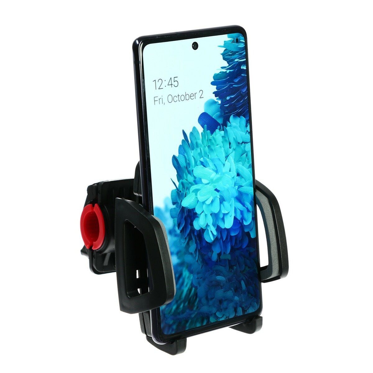 Велосипедный держатель на руль ca14 для смартфона, ширина захвата 50-85 мм, черно-серый держатель red line hol 13 на руль велосипеда универсальный