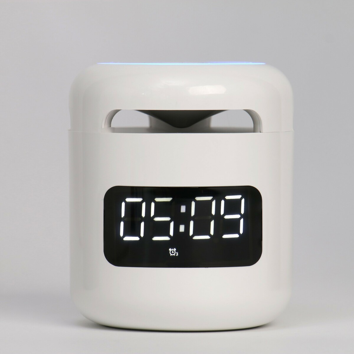 Часы - будильник электронные настольные: колонка, bluetooth, tf-карта, 8.5 х 7.5 см, usb часы электронные настенные настольные
