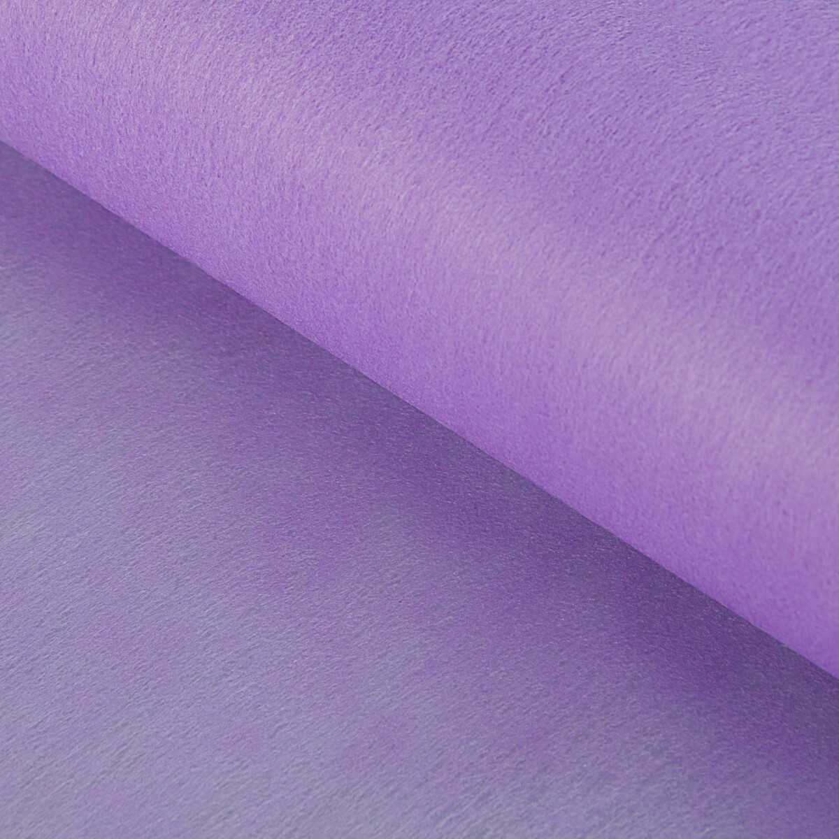 Фетр для упаковок и поделок, однотонный, светло-сиреневый, двусторонний, рулон 1шт., 50 см x 15 м фетр для упаковок и поделок однотонный ярко розовый однотонный двусторонний рулон 1шт 50 см x 15 м