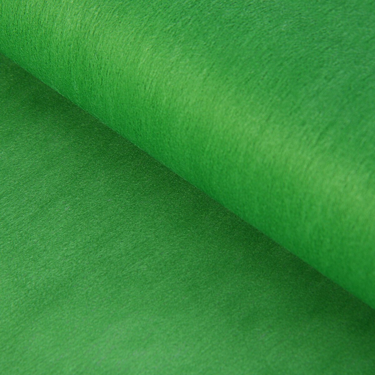 Фетр однотонный, зеленый, 50 см x 15 м фетр для упаковок и поделок однотонный красный двусторонний рулон 1шт 50 см x 15 м