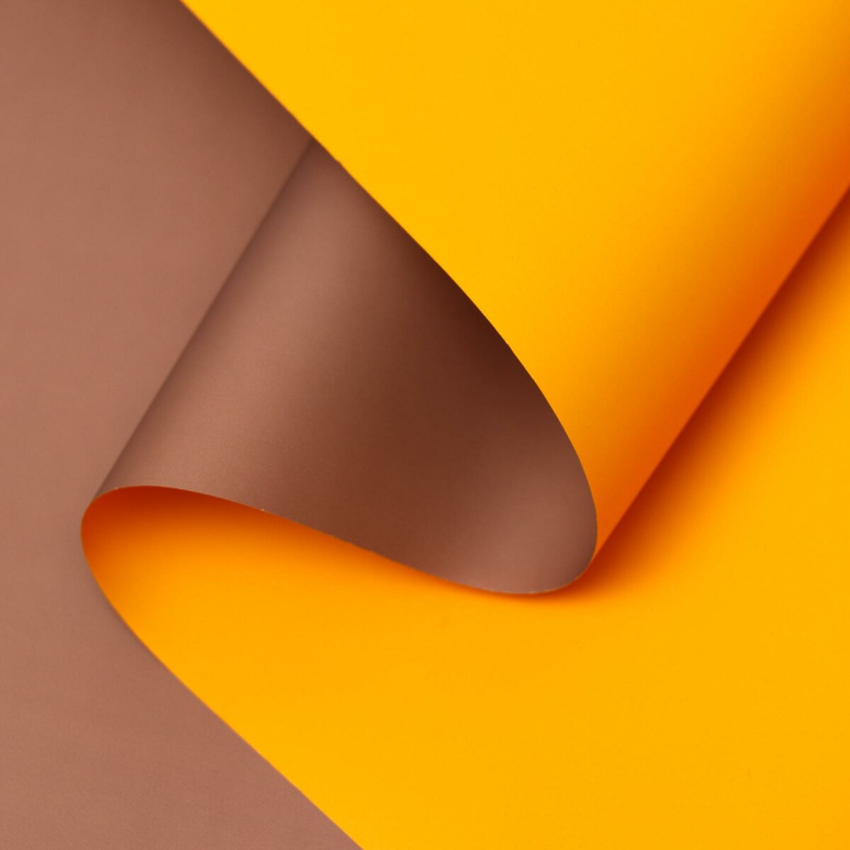 Пленка матовая, шоколадный, оранжевый, 0.58 х 10 м эмаль универсальная kudo ku 1019 оранжевый 520мл
