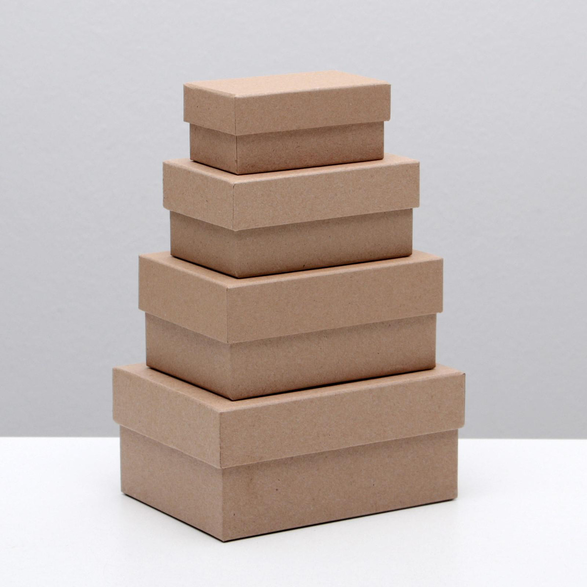 

Набор коробок 4 в 1, Коричневый