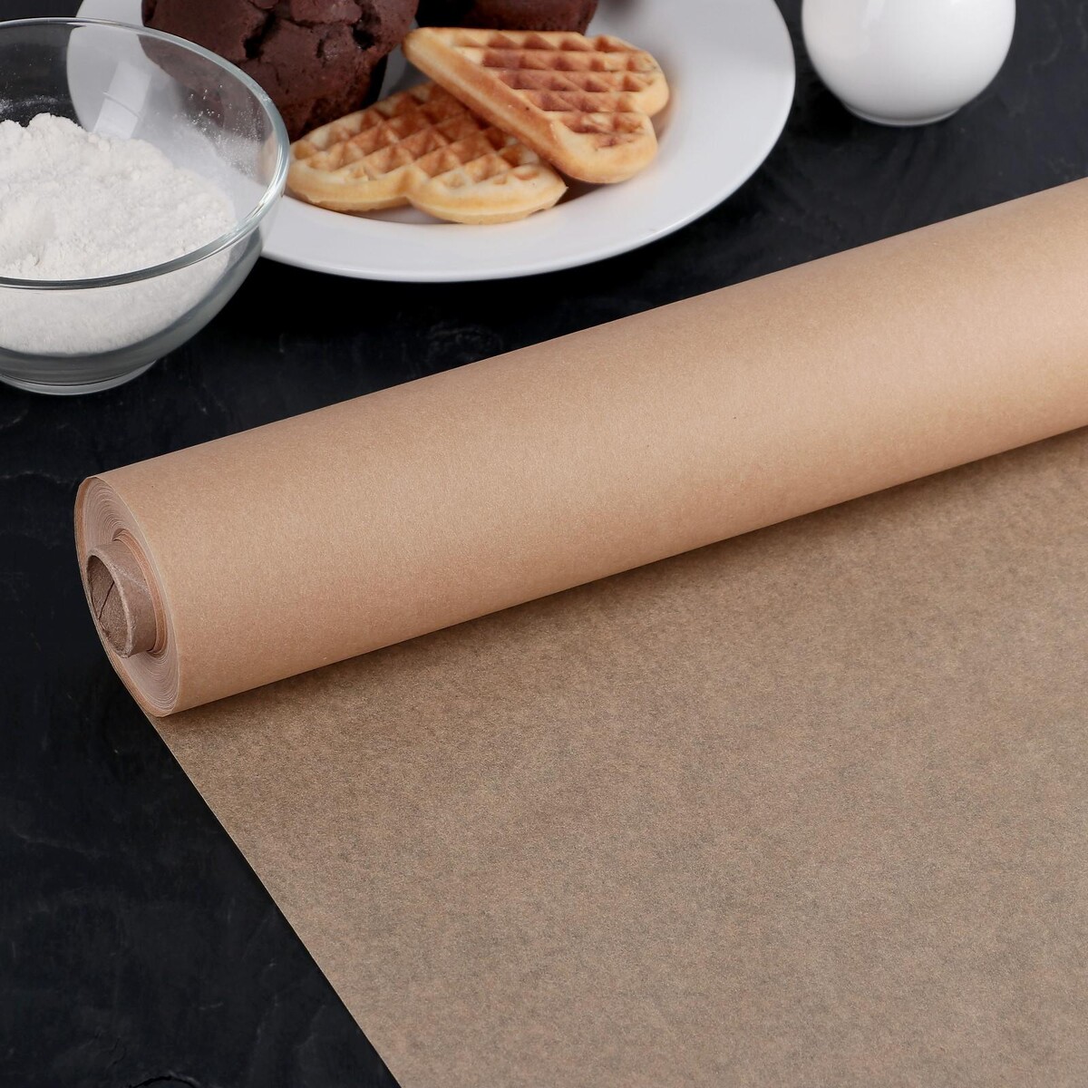 Пергамент силиконизированный, nordic eb golden, 38×50 м, бумага для выпечки профессиональная paclan бумага для выпечки с ножом 500х38 см