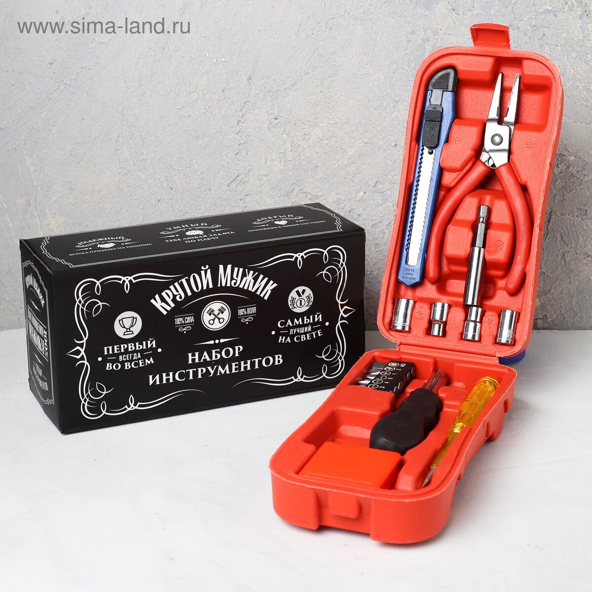 Подарочный набор инструментов Сима-ленд 01015440 Красный, черный  Фото 2
