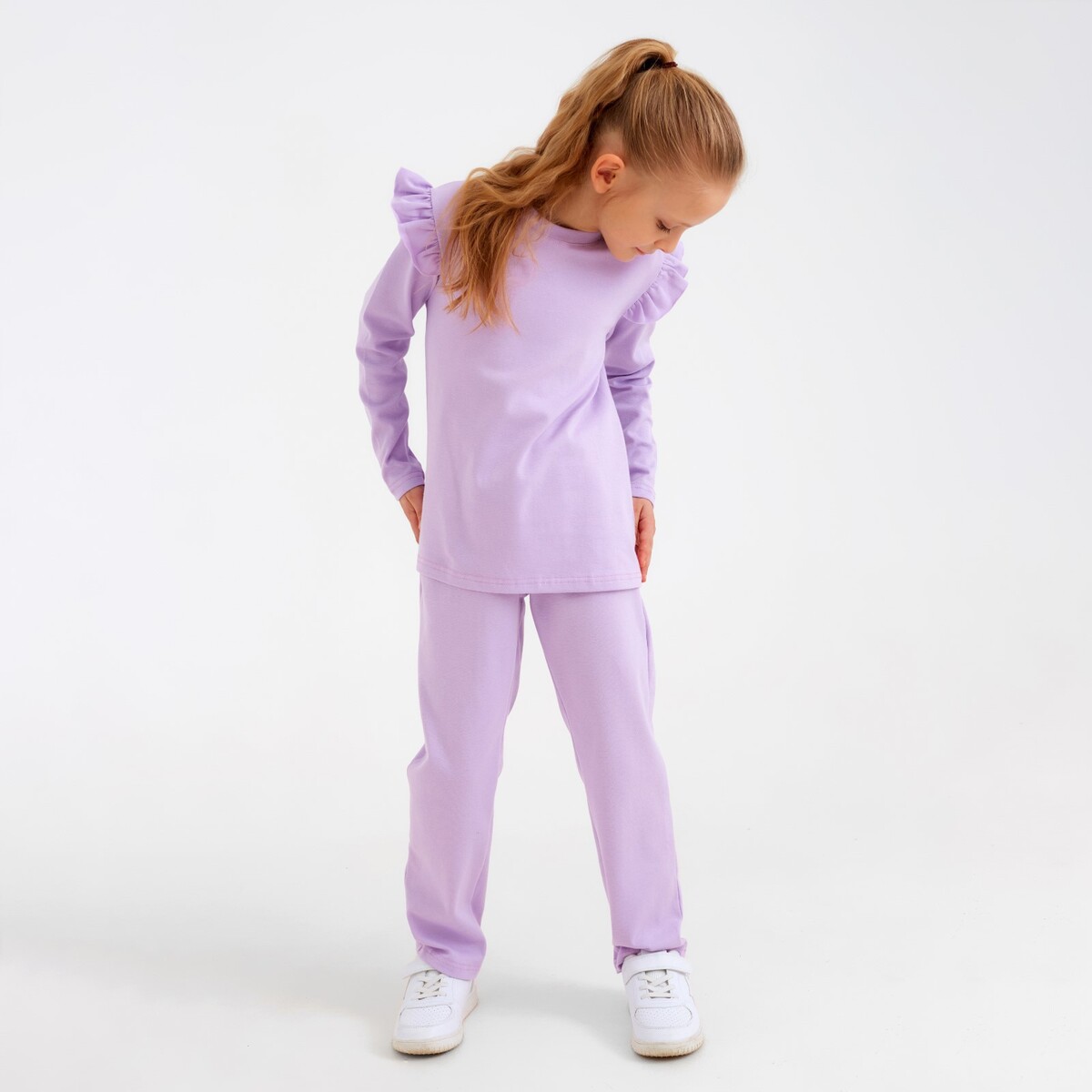 Комплект джемпер брюки MINAKU, размер рост 104 см, цвет фиолетовый 01016109 - фото 4