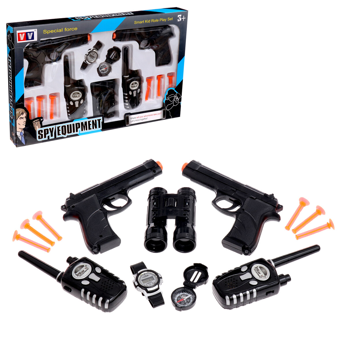 Игровой набор шпиона набор с пистолетом мишенями и пульками target line santa fe