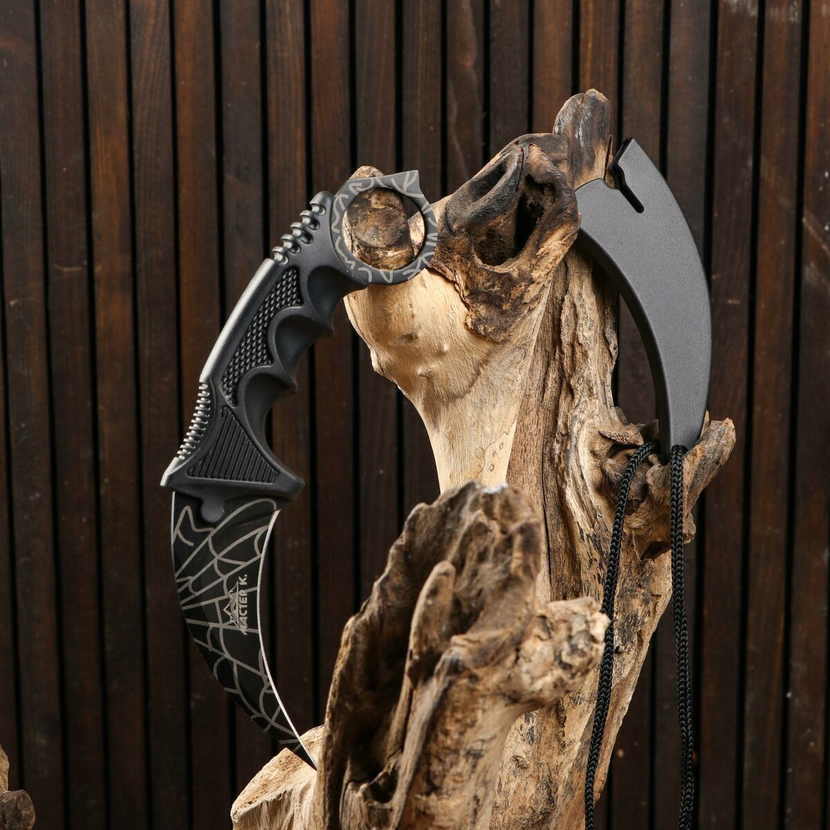 Нож-керамбит нож керамбит коготь орла 20см клинок 90мм 2 2мм синяя паутина