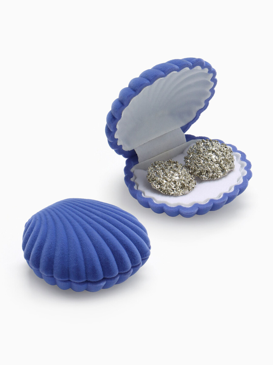 

Футляр под серьги, кулон, Голубой