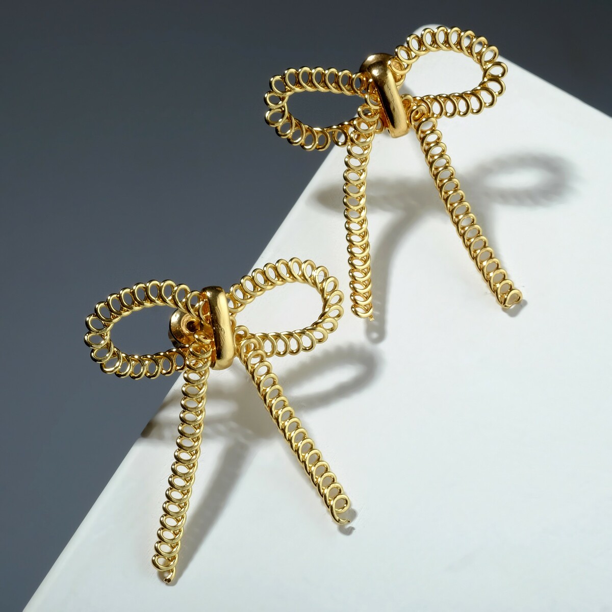 

Серьги металл, Золотой;золотистый