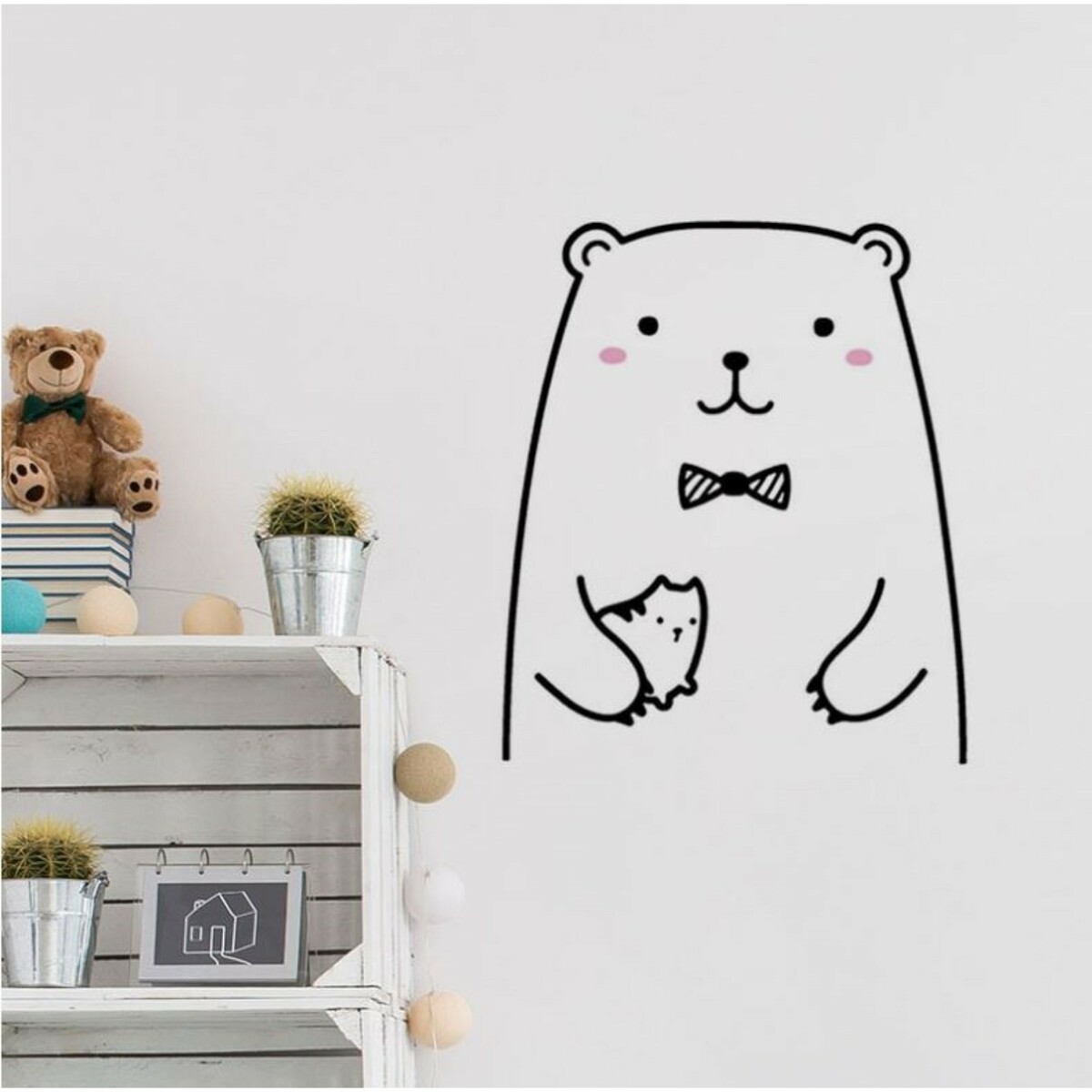 

Наклейка пластик интерьерная черная