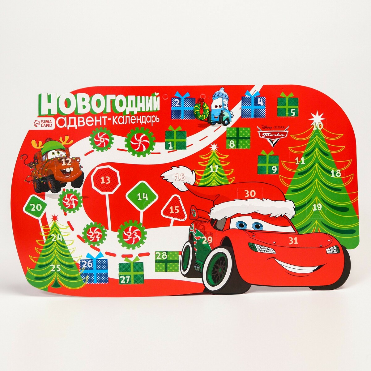 

Адвент с заданиями, Красный