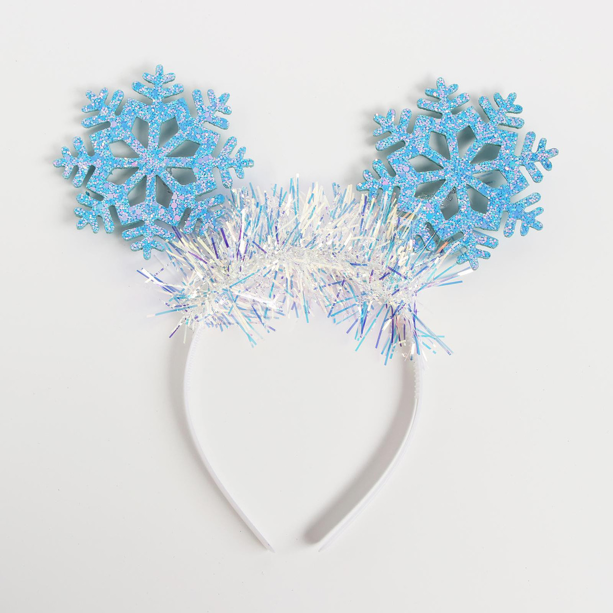 

Ободок новогодний карнавальный, Голубой