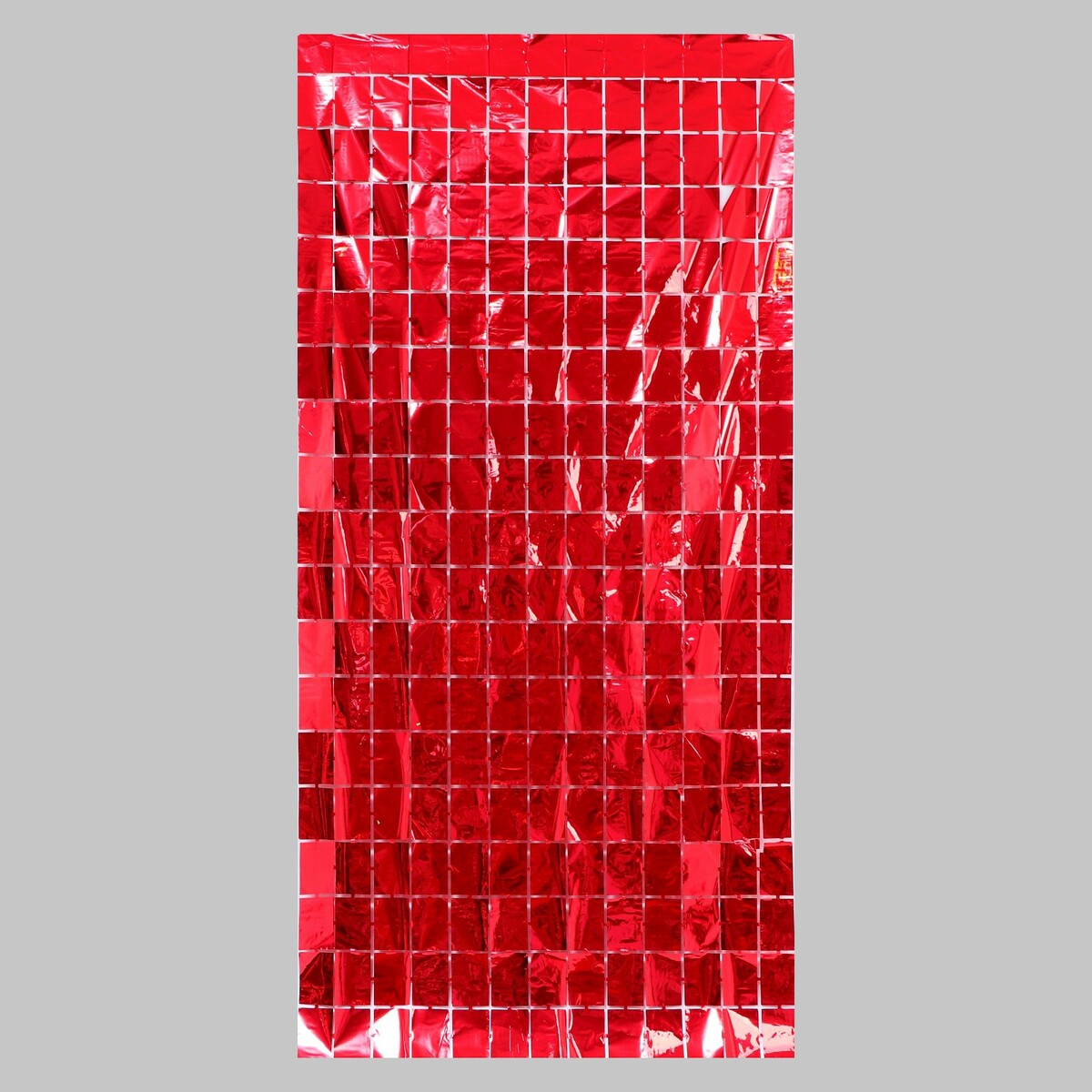 Праздничный занавес, 100 × 200 см, цвет красный стеклянный занавес роман