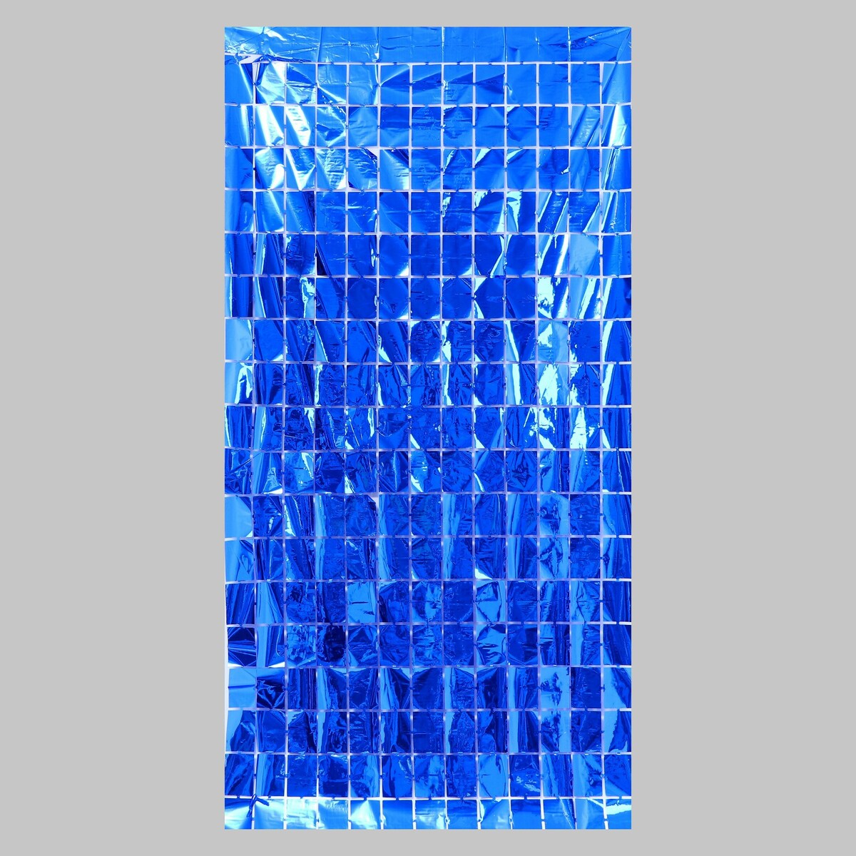 Праздничный занавес, 100 × 200 см, цвет синий праздничный занавес голография 100 200 см золотой