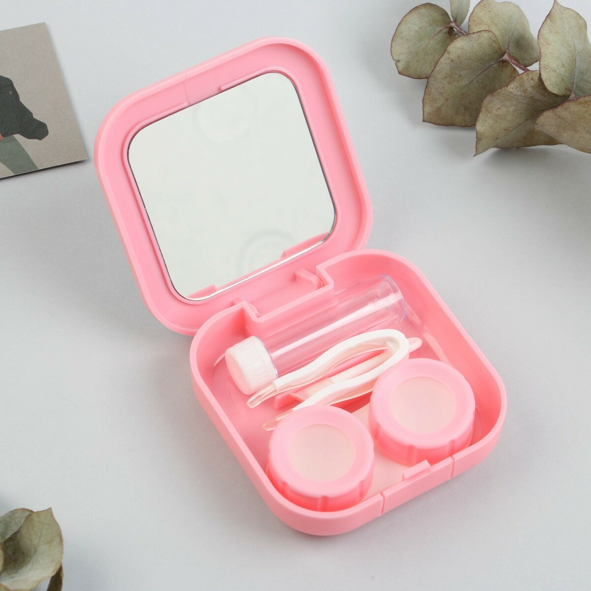 

Контейнер для контактных линз, Розовый;фиолетовый;сиреневый