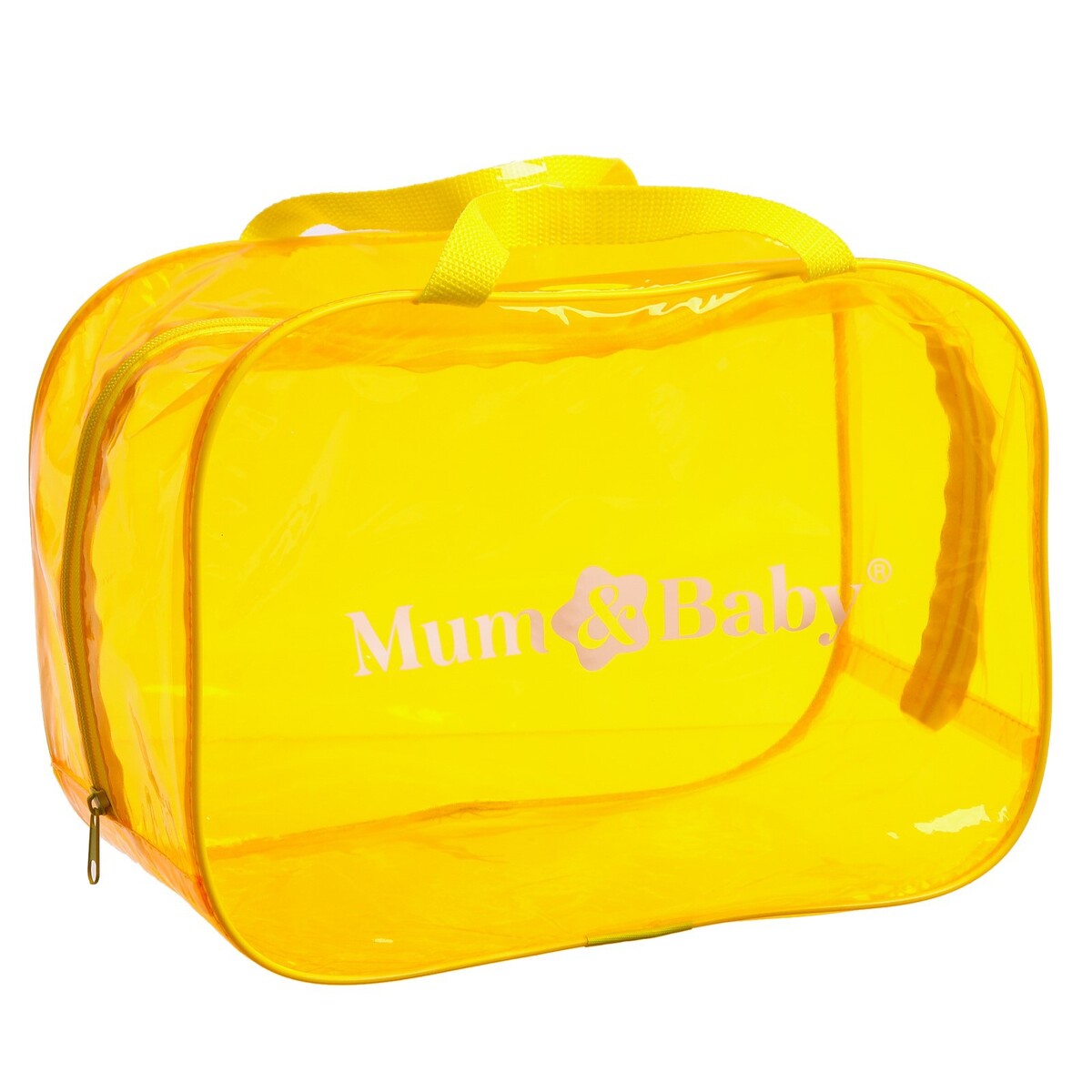 фото Набор сумок в роддом, 3 шт., цветной пвх, цвет желтый mum&baby