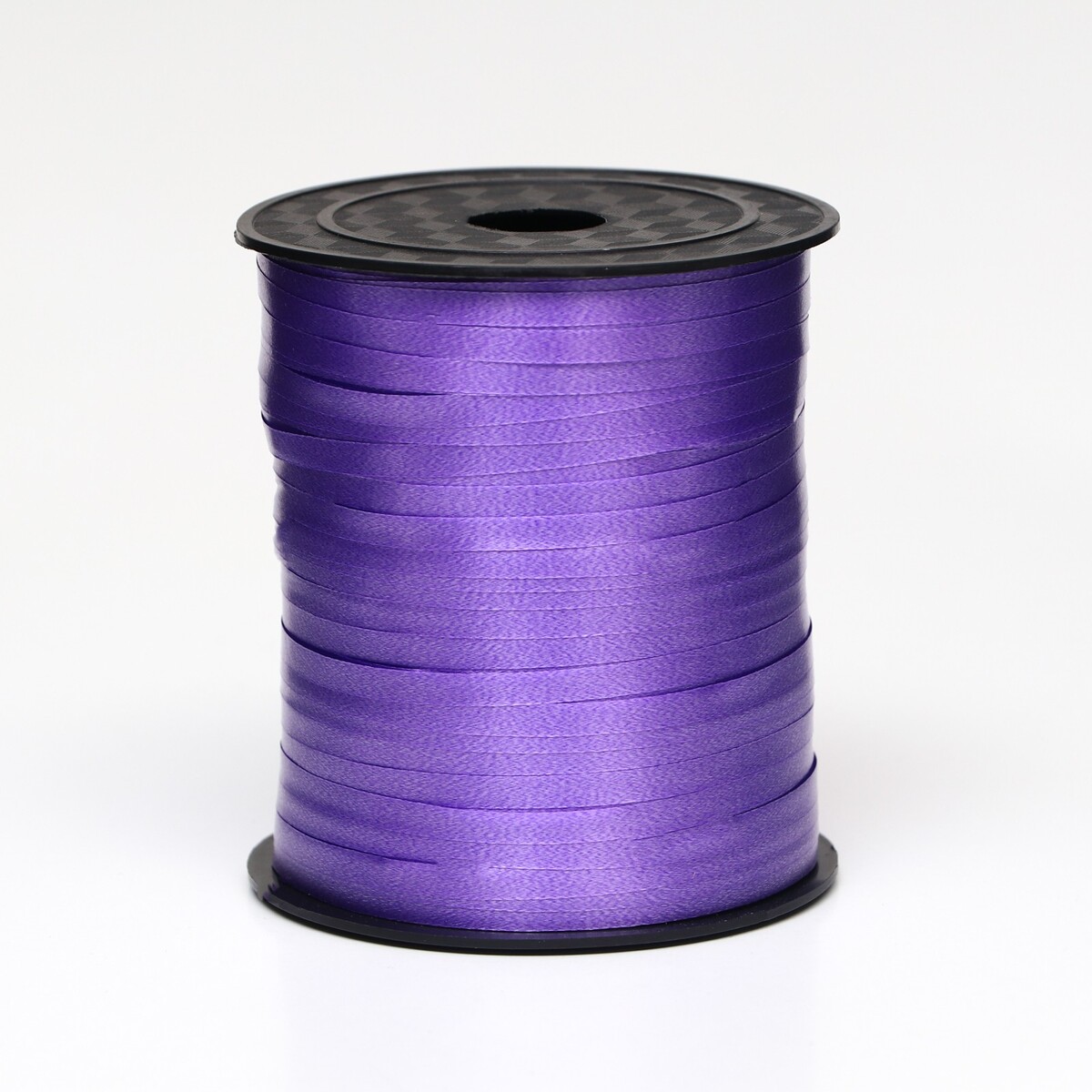 Лента простая матовая, фиолетовая, 0,5 см х 225 м лента упаковочная простая матовая белая 0 5 см х 225 м