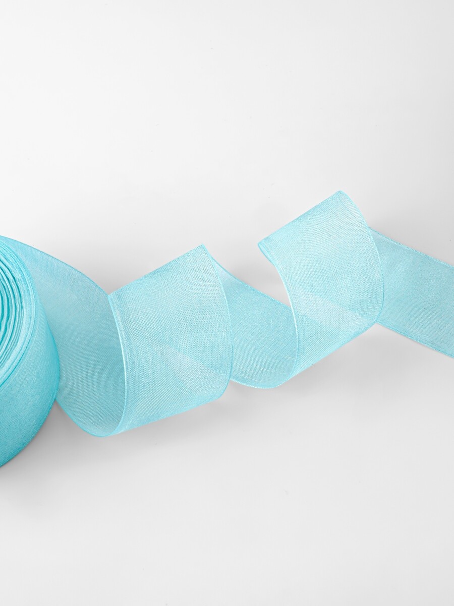 

Лента капроновая, 40 мм, 20±1 м, темно-голубая, Голубой