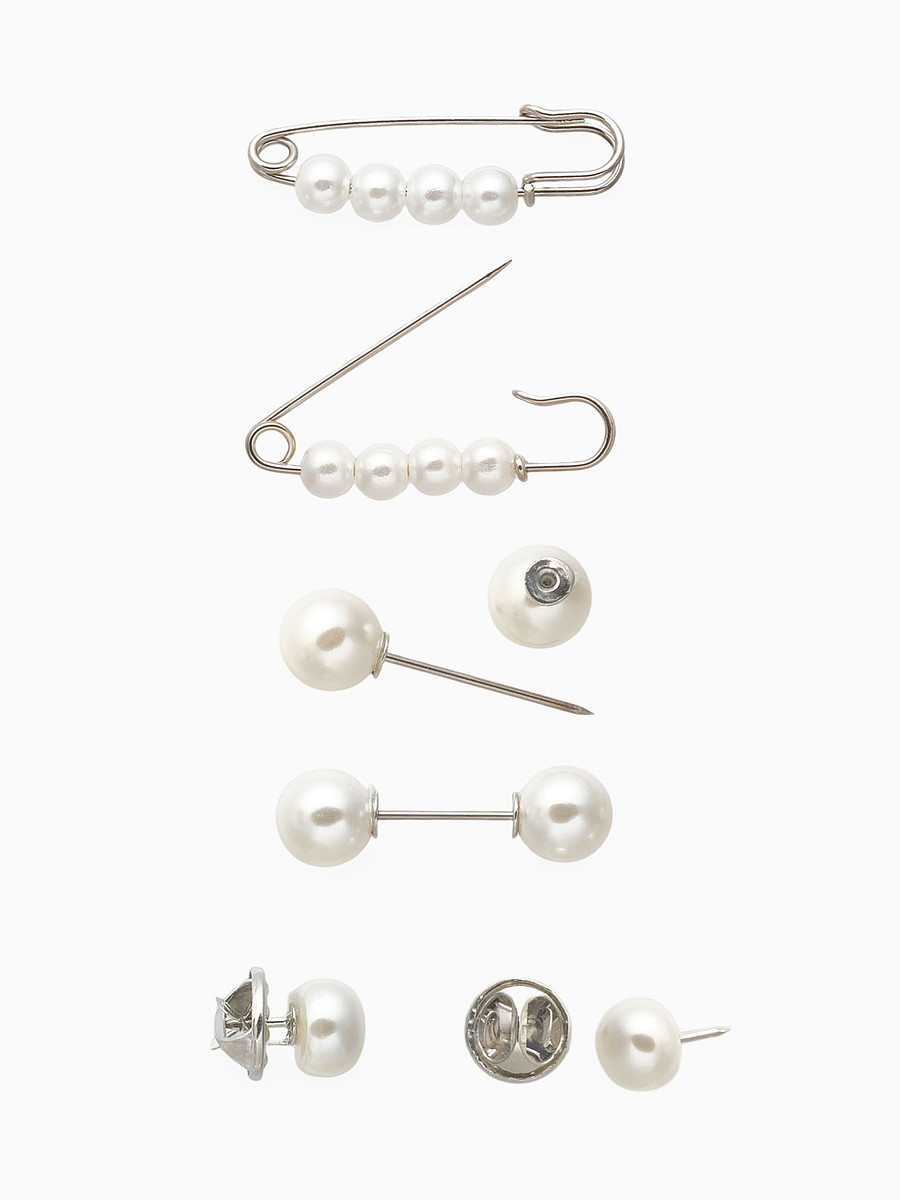 

Набор булавок, Белый