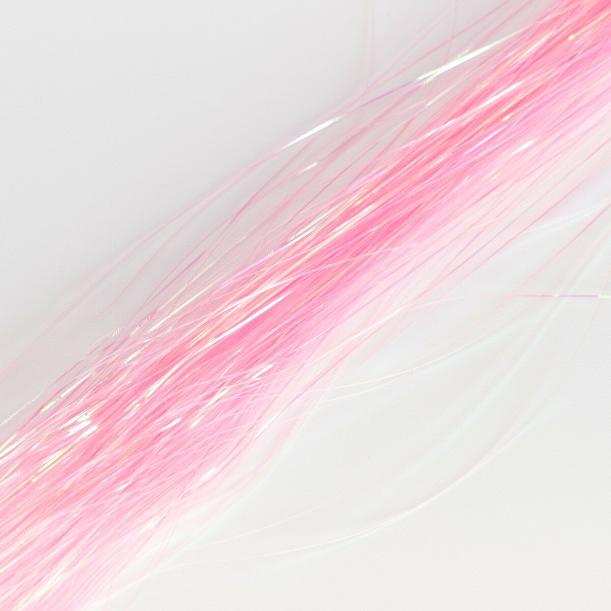 Прядь для волос, розовый, 40 см эпилятор ластик женский для удаления волос розовый