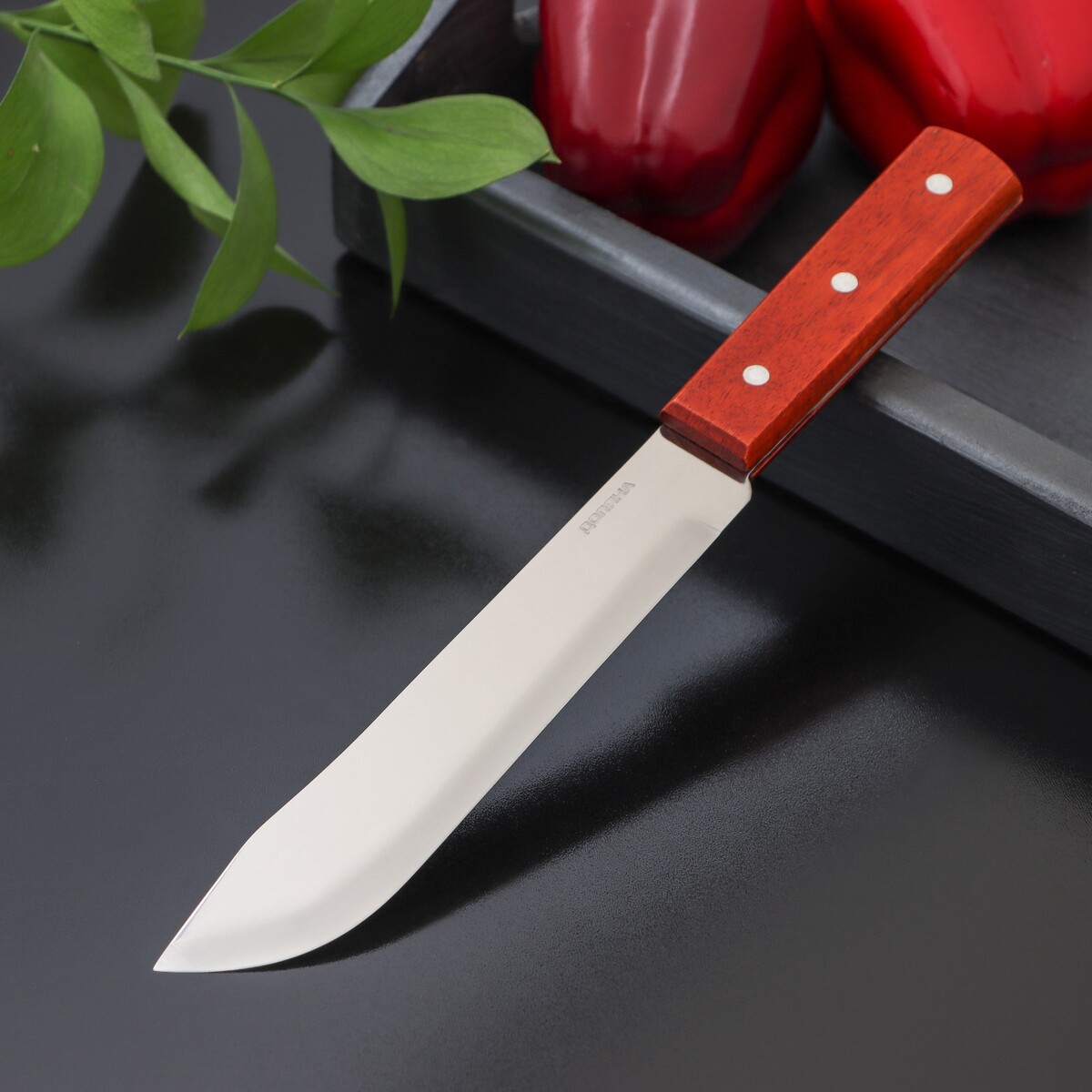 Нож для мяса и стейков доляна молоток для мяса с топориком доляна 28 см