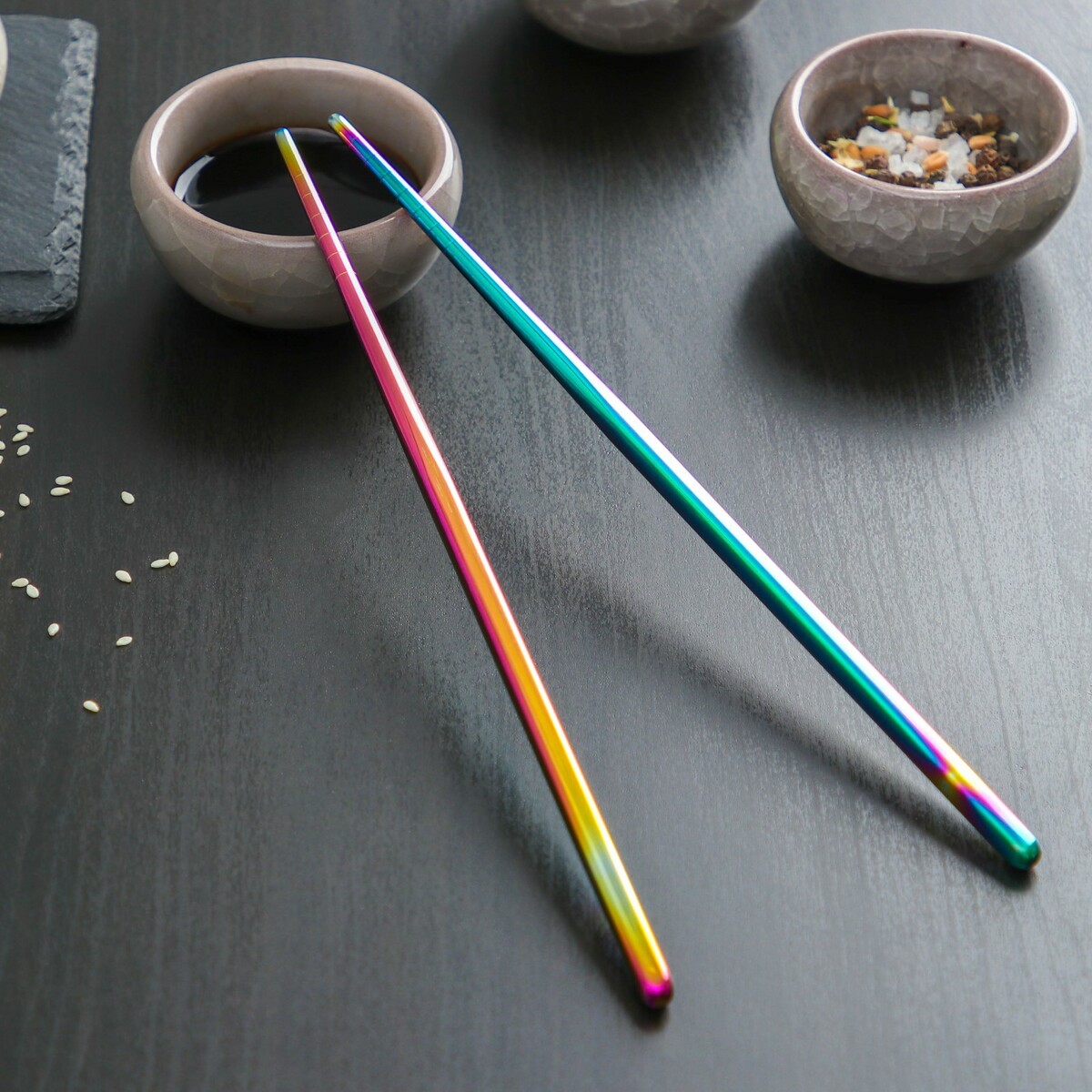 Палочки для суши bacchette, длина 21 см, цвет хамелеон форма для суши