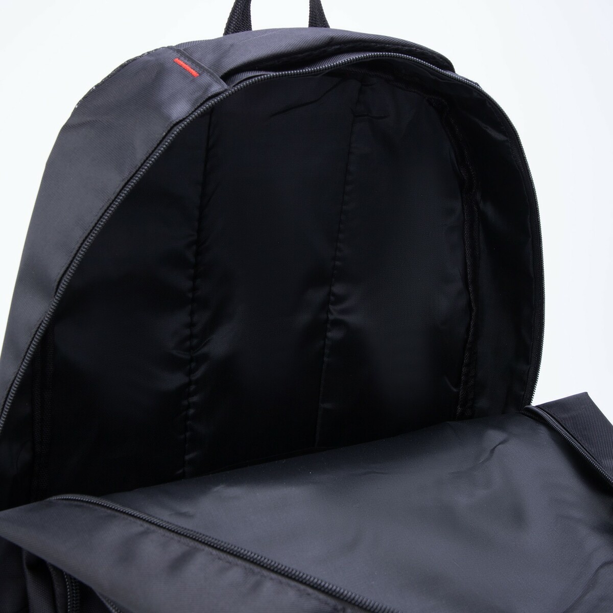 Рюкзак на молнии, наружный карман, цвет чёрный No brand 01025786 - фото 6