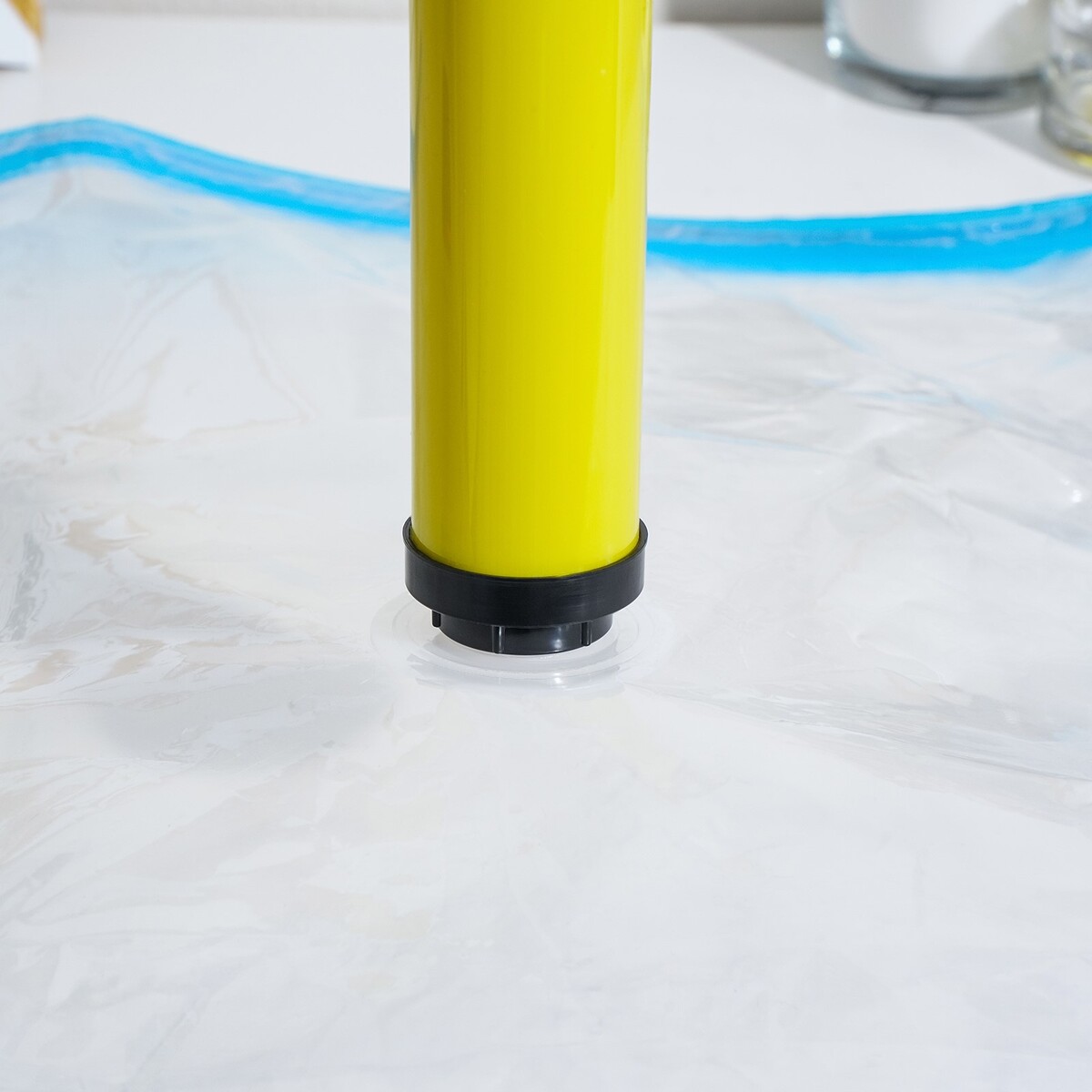 фото Насос для вакуумных пакетов, 23,5×4×4 см, цвет желтый no brand