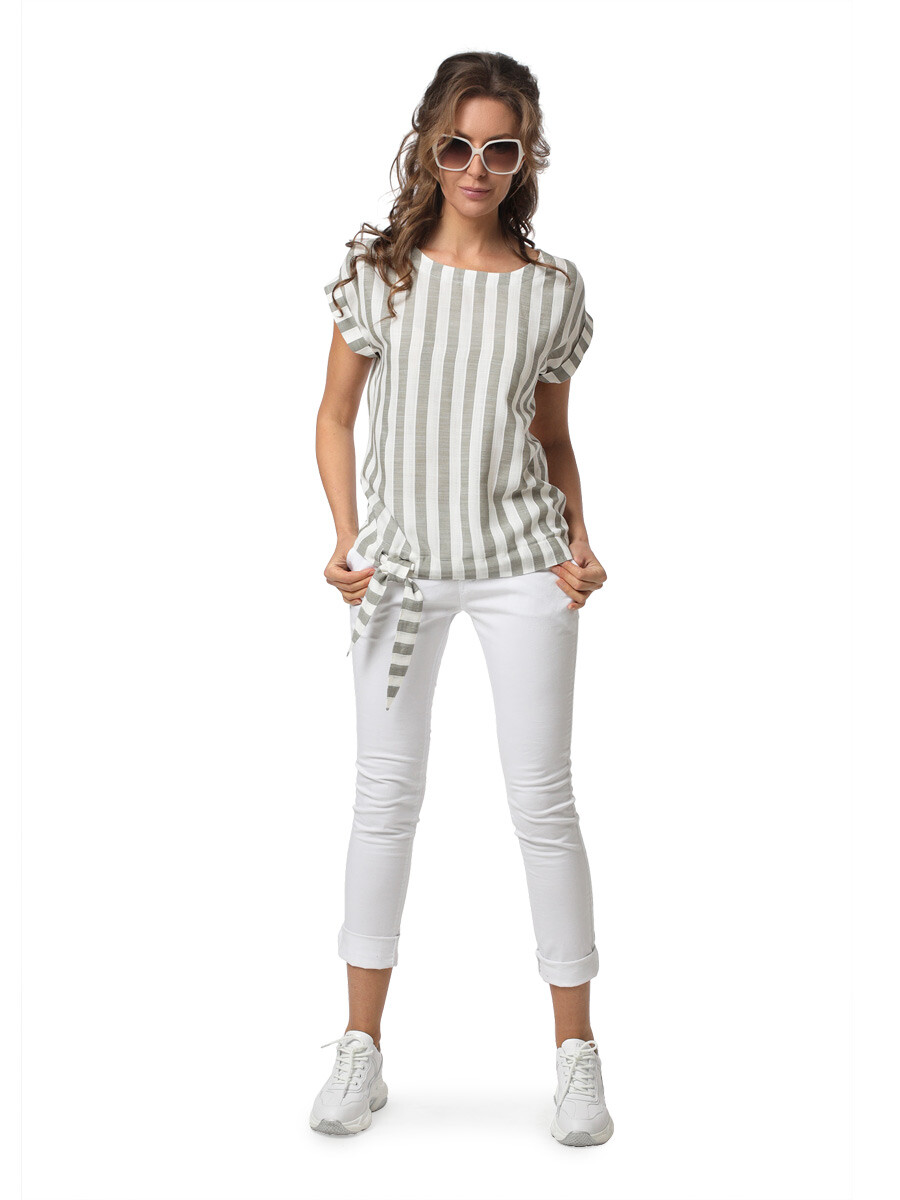 Блузка DizzyWay, размер 42, цвет оливковый 01027406 - фото 1