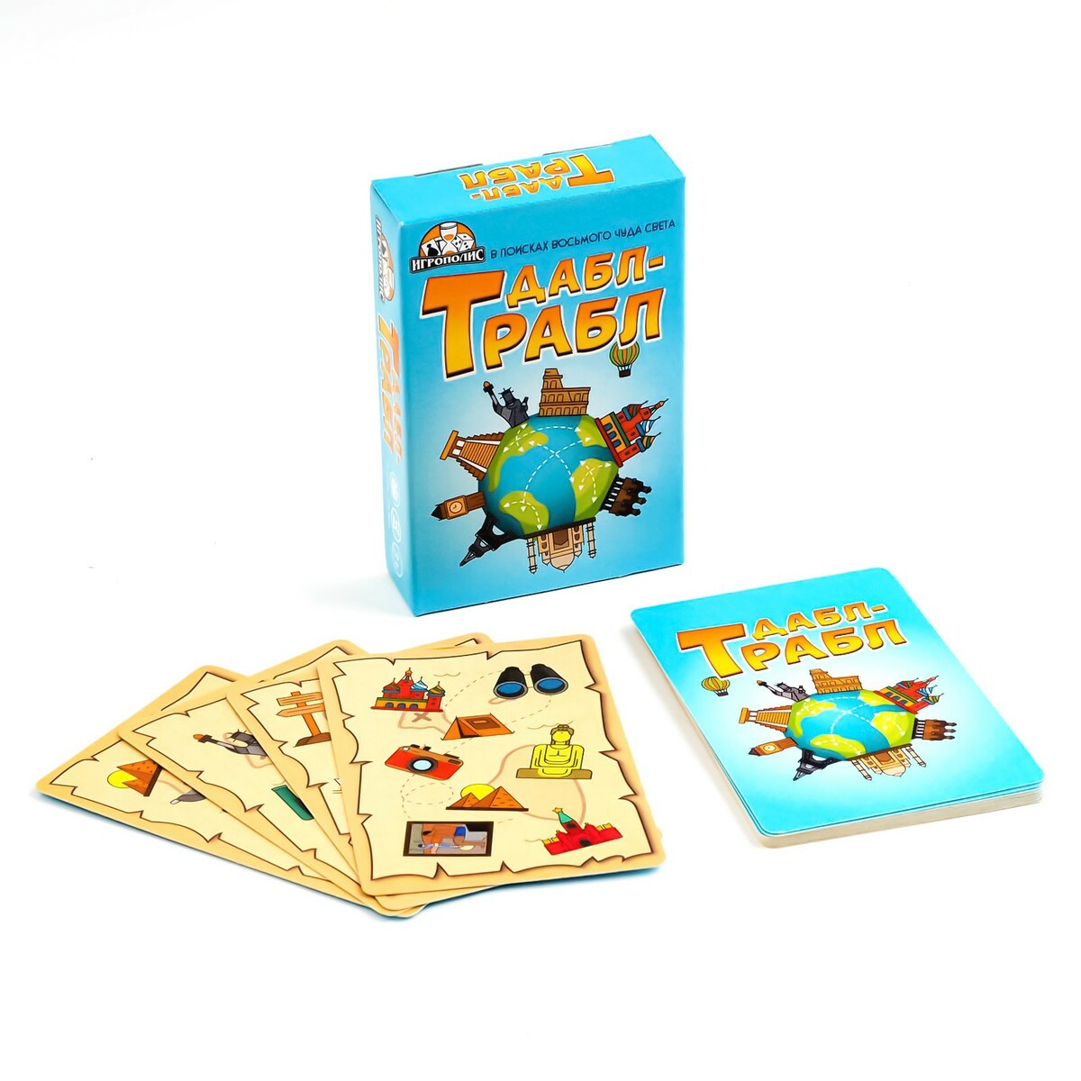 Карточная игра для веселой компании карточная игра дабл трабл в поисках восьмого чуда света