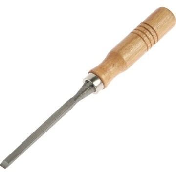 Стамеска лом, деревянная рукоятка, 6 мм