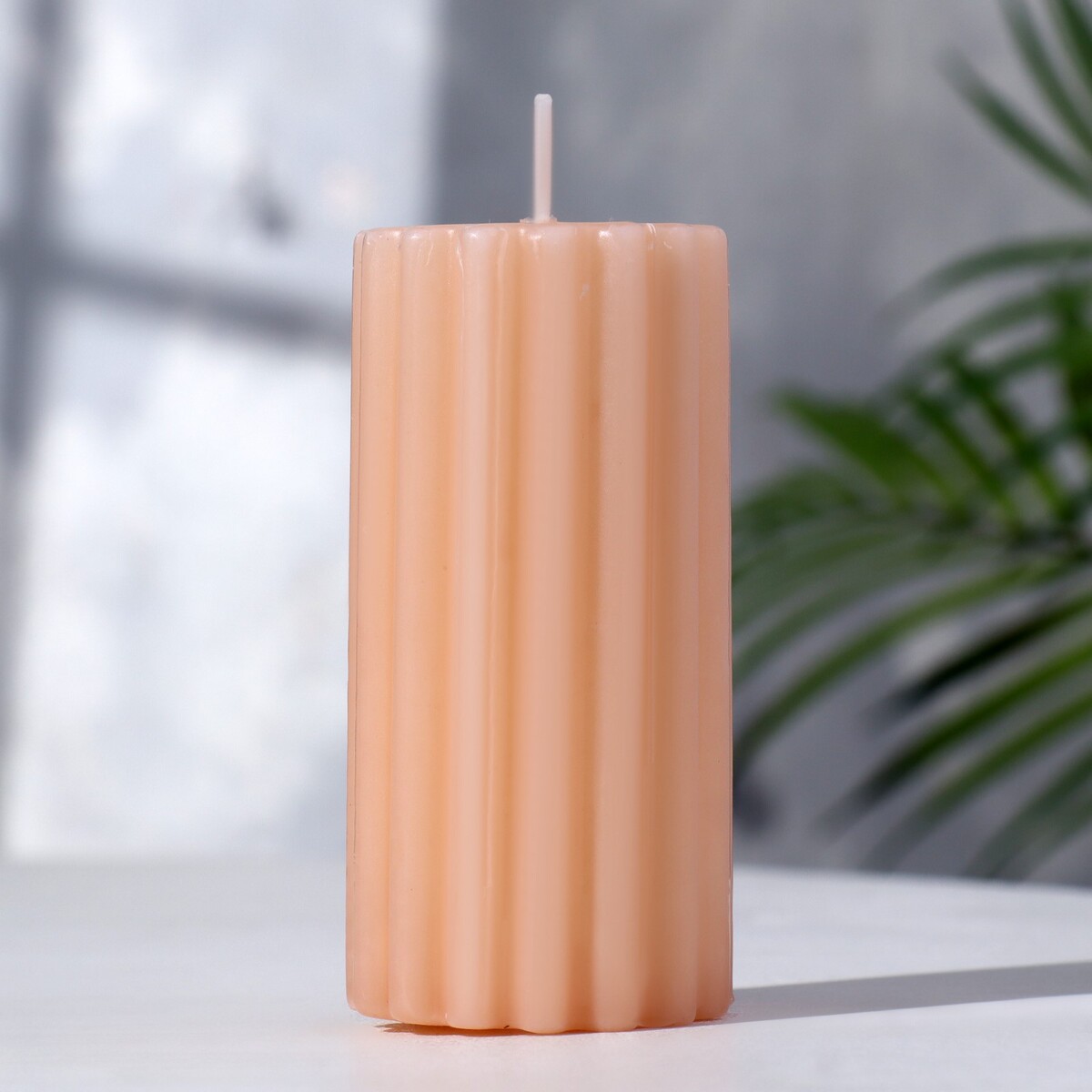 Свеча- цилиндр ароматическая свеча цилиндр ароматическая в бетоне 8х9 см белый кокос