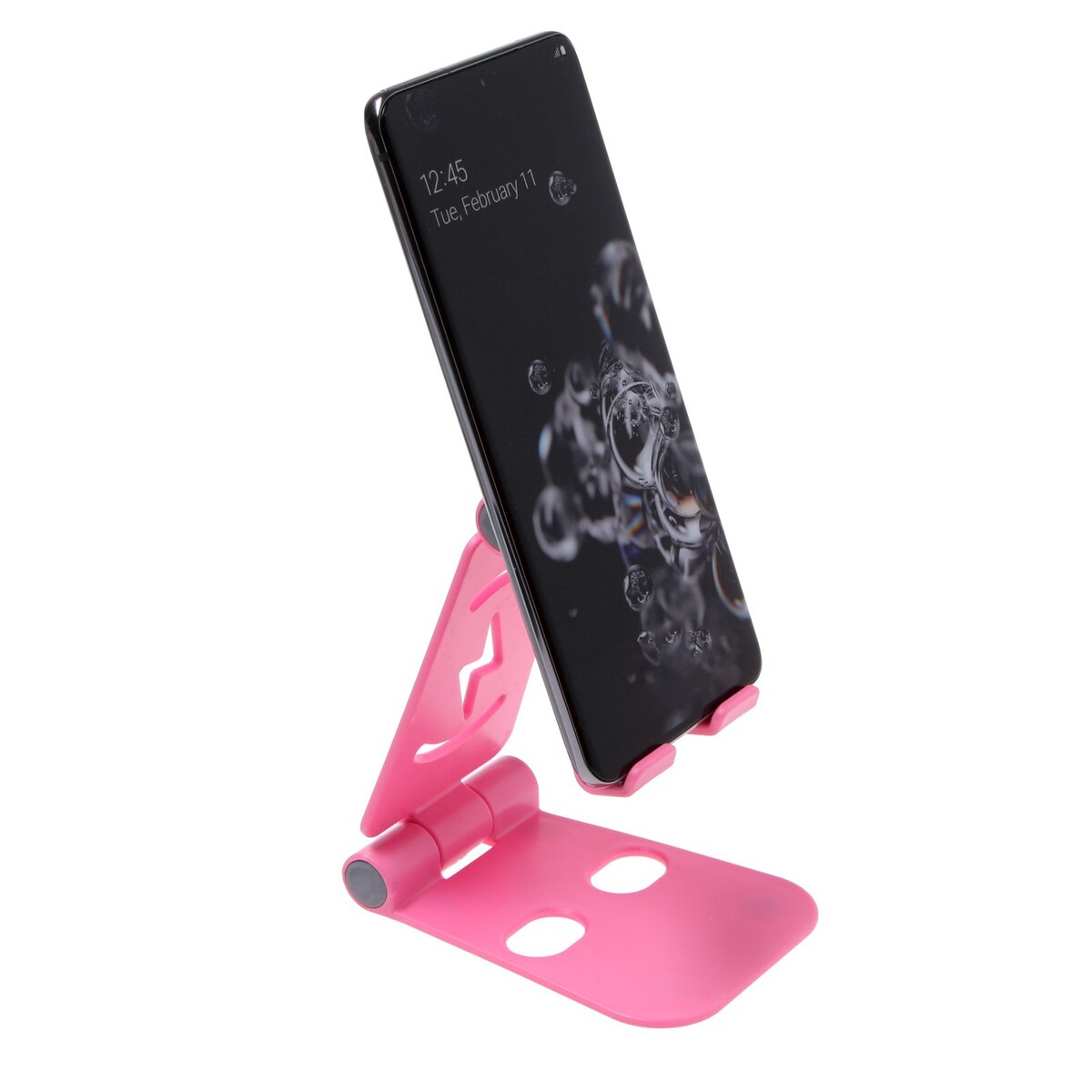 Подставка для телефона luazon, регулируемая высота, силиконовые вставки, розовая эмаль аэрозольная decorix универсальная акриловая глянцевая розовая a26 520 мл