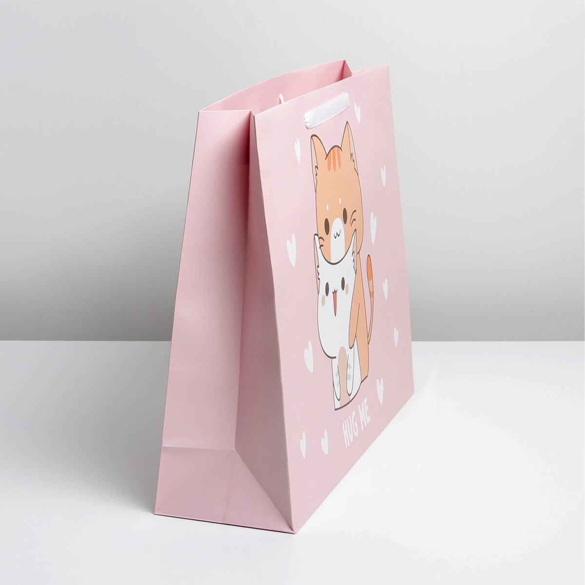 

Пакет подарочный ламинированный, упаковка,, Розовый