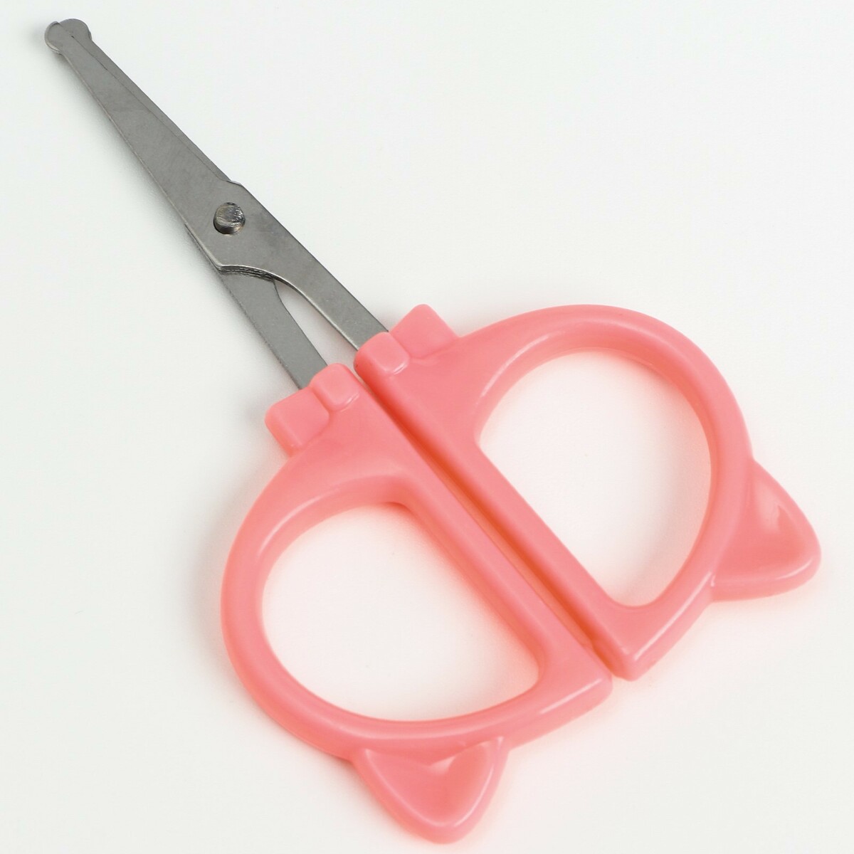 Маникюрные ножницы детские, цвет розовый chicco ножницы детские из нержавеющей стали с закругленными концами розовый