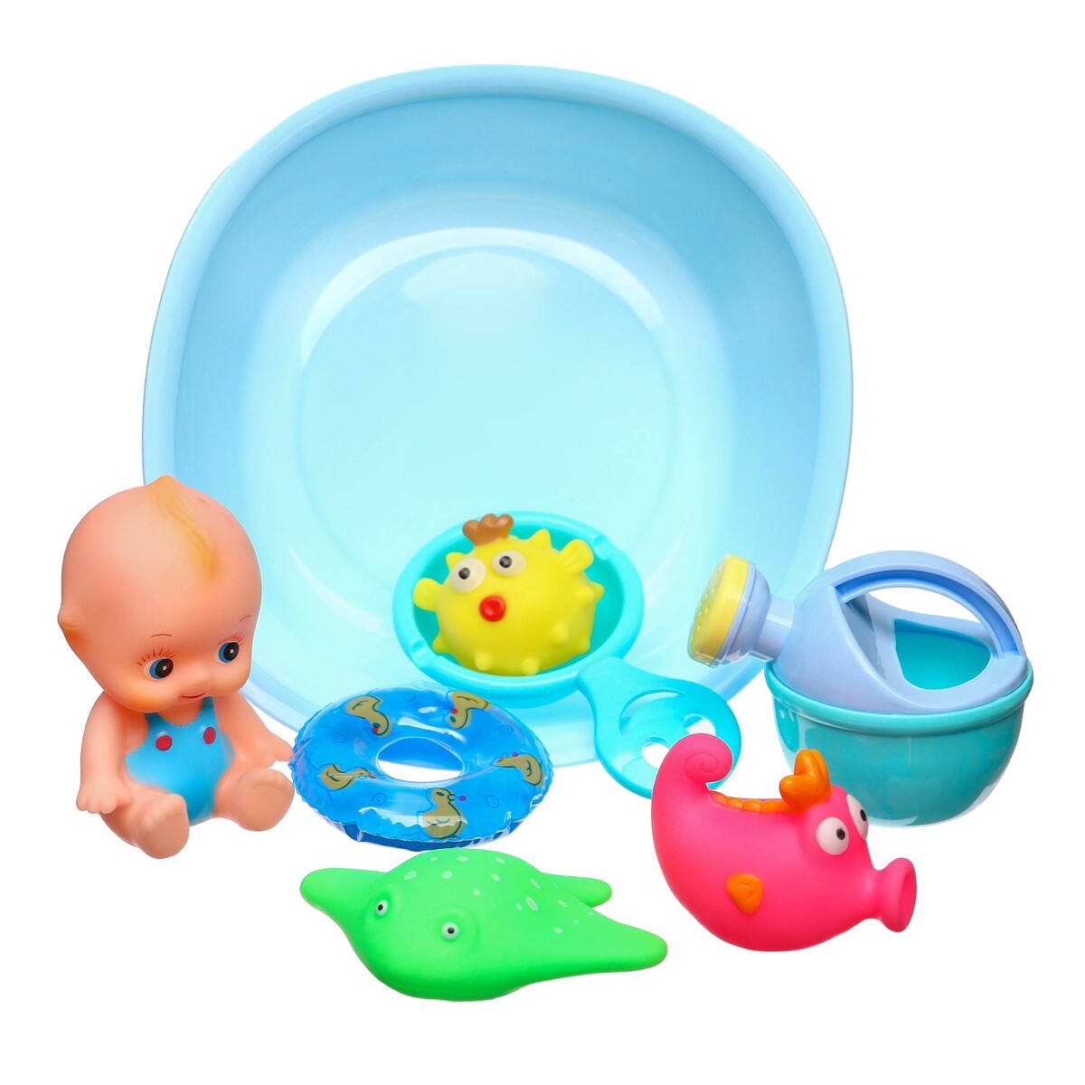 Набор резиновых игрушек для ванны набор резиновых игрушек репка