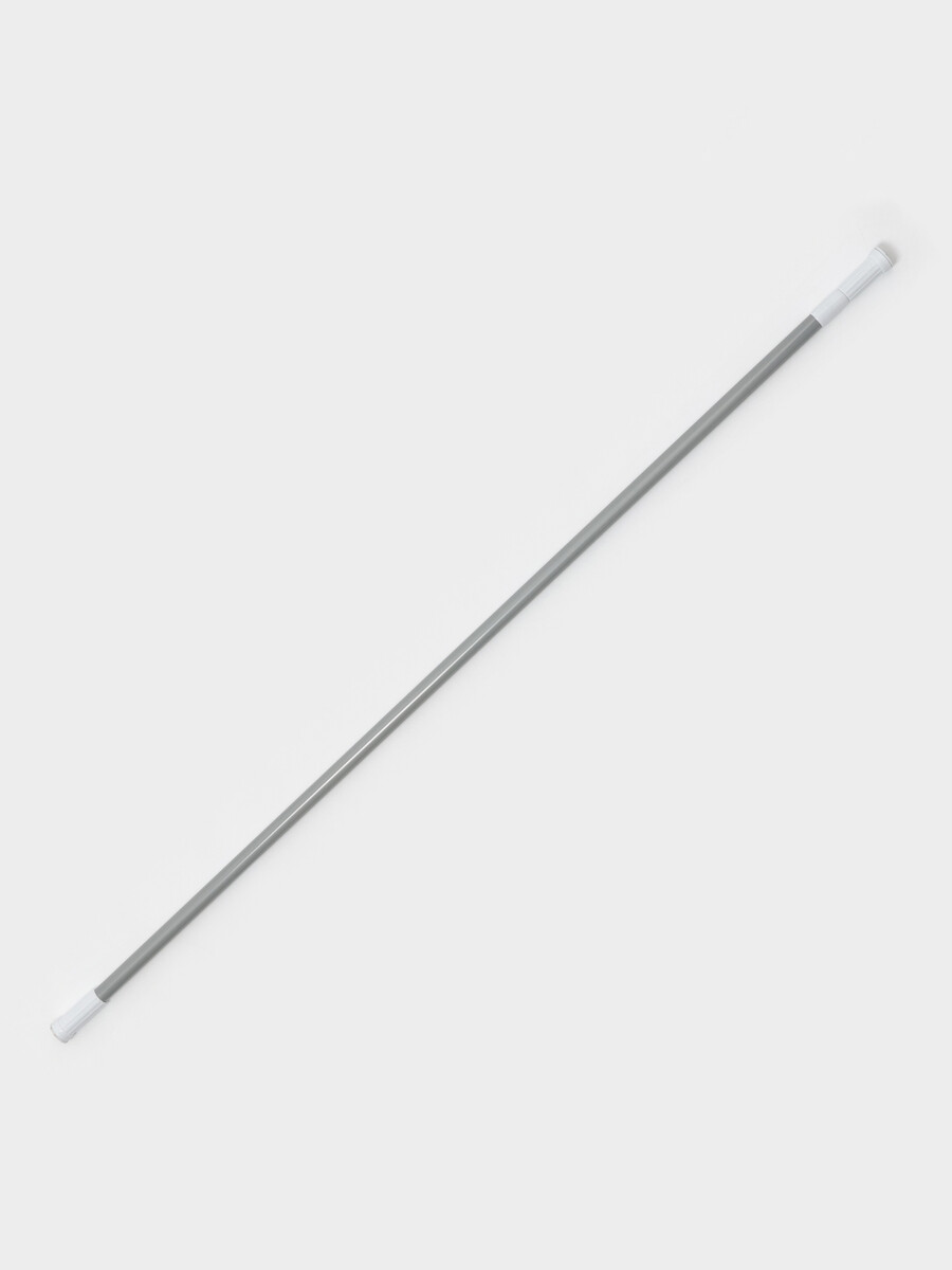 

Карниз для ванной доляна, телескопический, d=3.2 см, 140-260 см, серый, Серый;хромированный