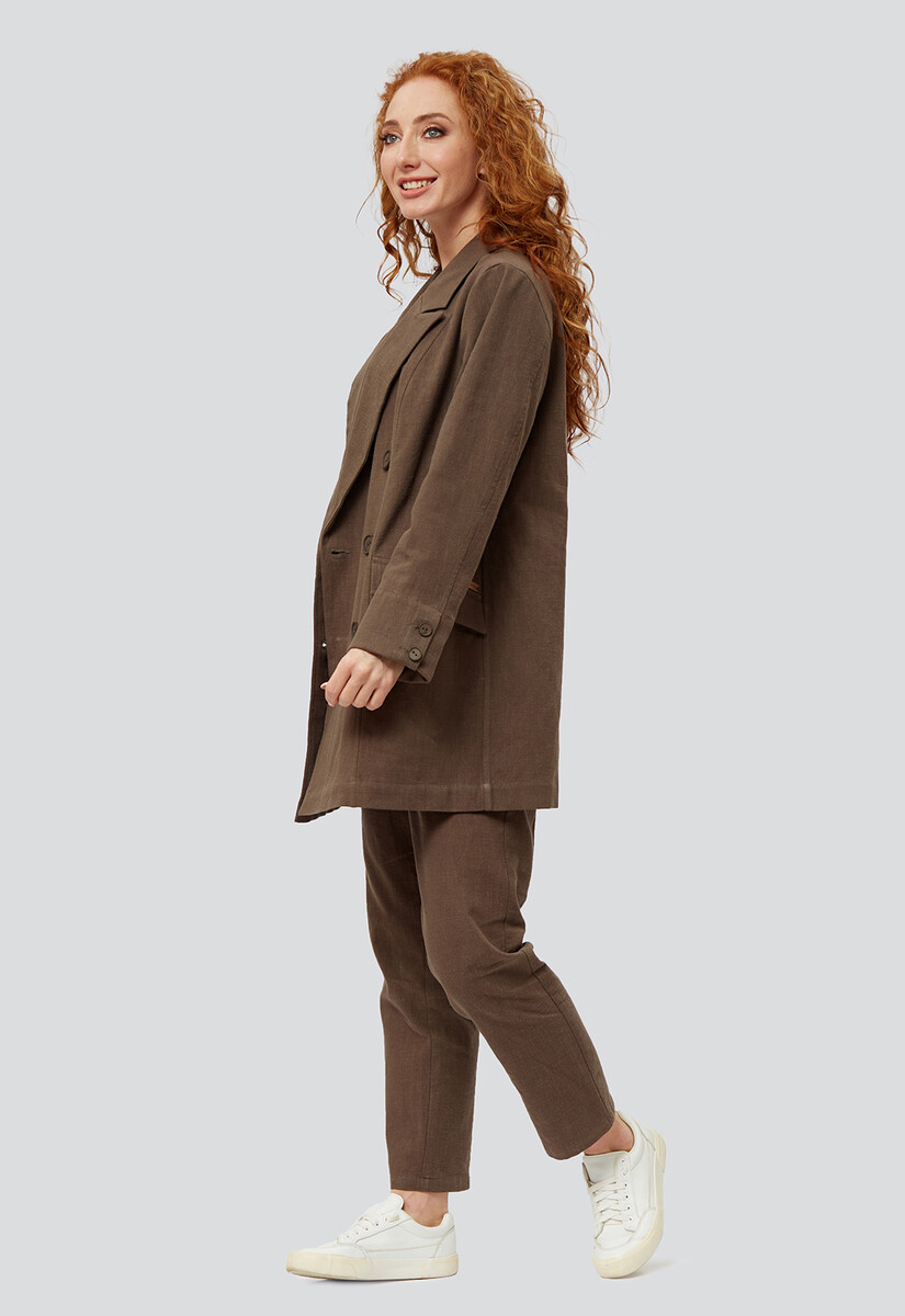 Жакет Dimma Fashion Studio, размер 42, цвет коричневый 01037274 - фото 4