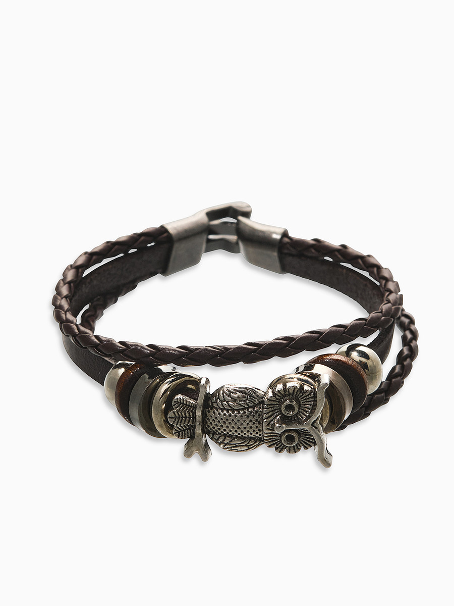 

Браслет кожаный, Коричневый