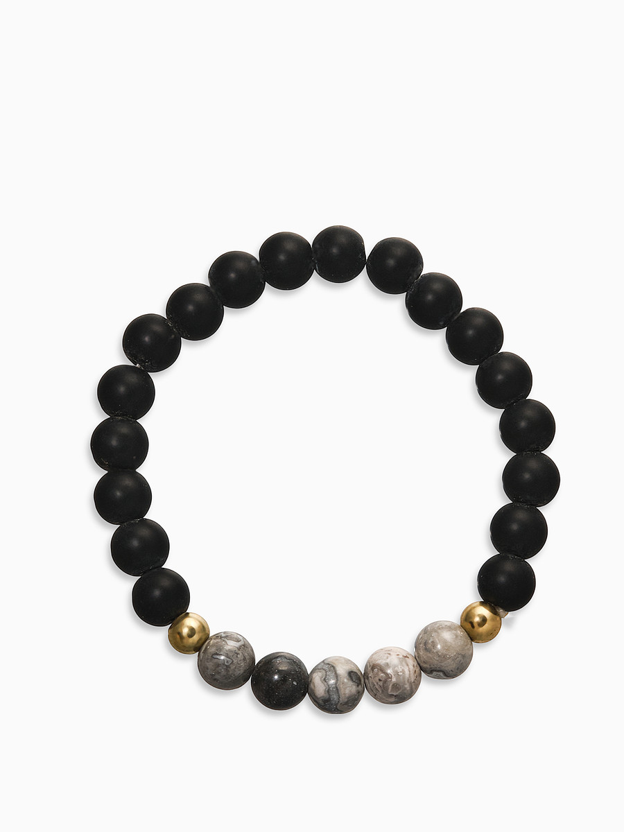 

Браслет унисекс, Серый;черный