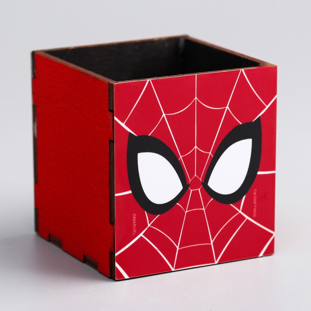 

Органайзер для канцелярии spider-man, человек-паук, 65 х 70 х 65 мм, Красный