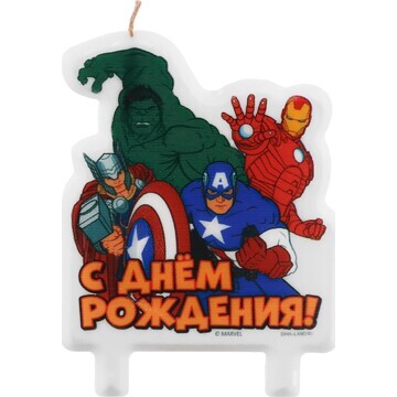 Свеча для торта MARVEL